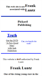 Mobile Screenshot of frankluntz.com